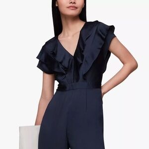 Whistles Navy Adeline Jumpsuit